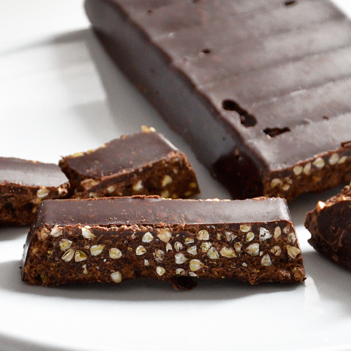 Turrawn crujiente de chocolate negro: 100 % raw vegan