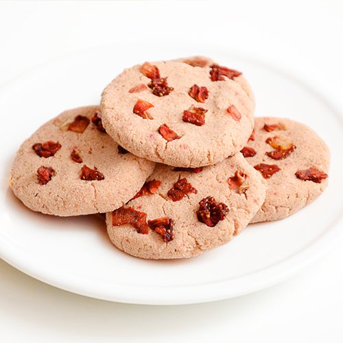 Galletitas de pétalos y agua de rosas